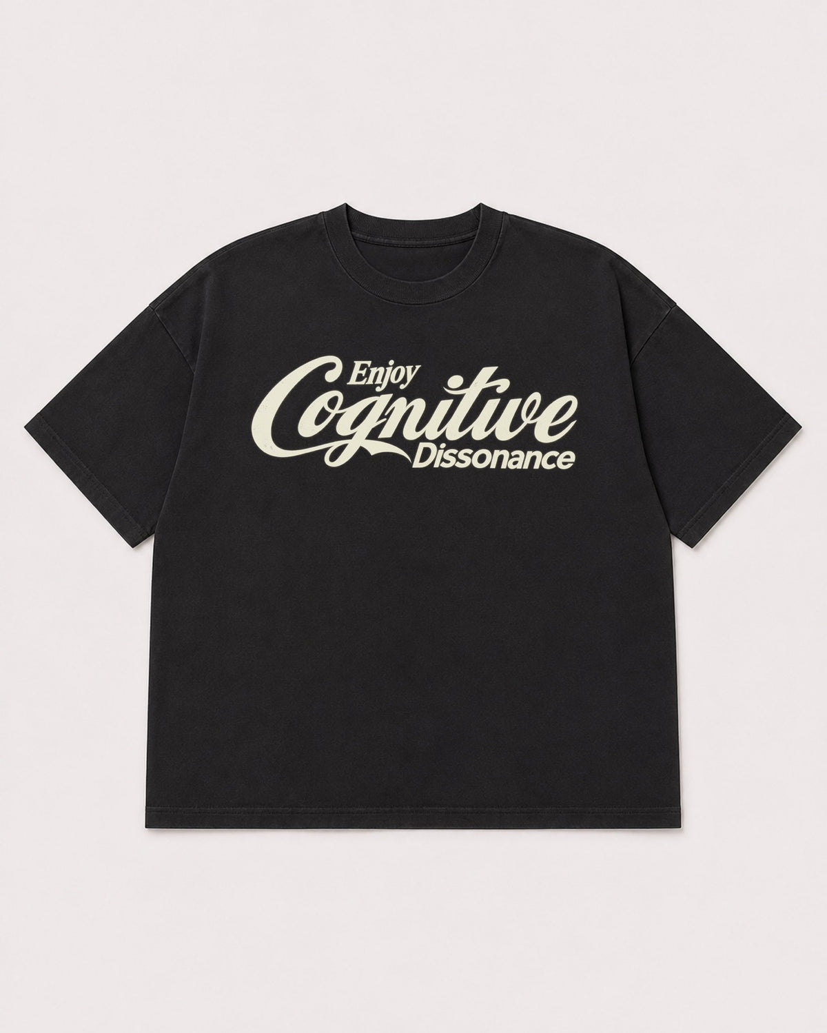 Mockup Boxy Heavyweight Tee Black product