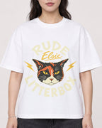 Mockup Boxy Heavyweight Tee White female close-up 03