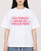 Mockup Boxy Heavyweight Tee White female close-up 01
