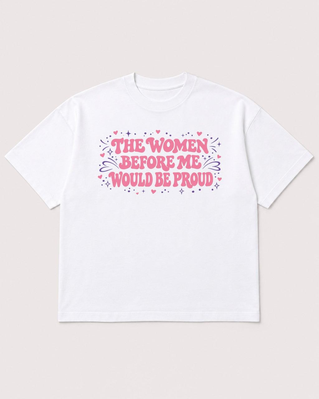 Mockup Boxy Heavyweight Tee White product