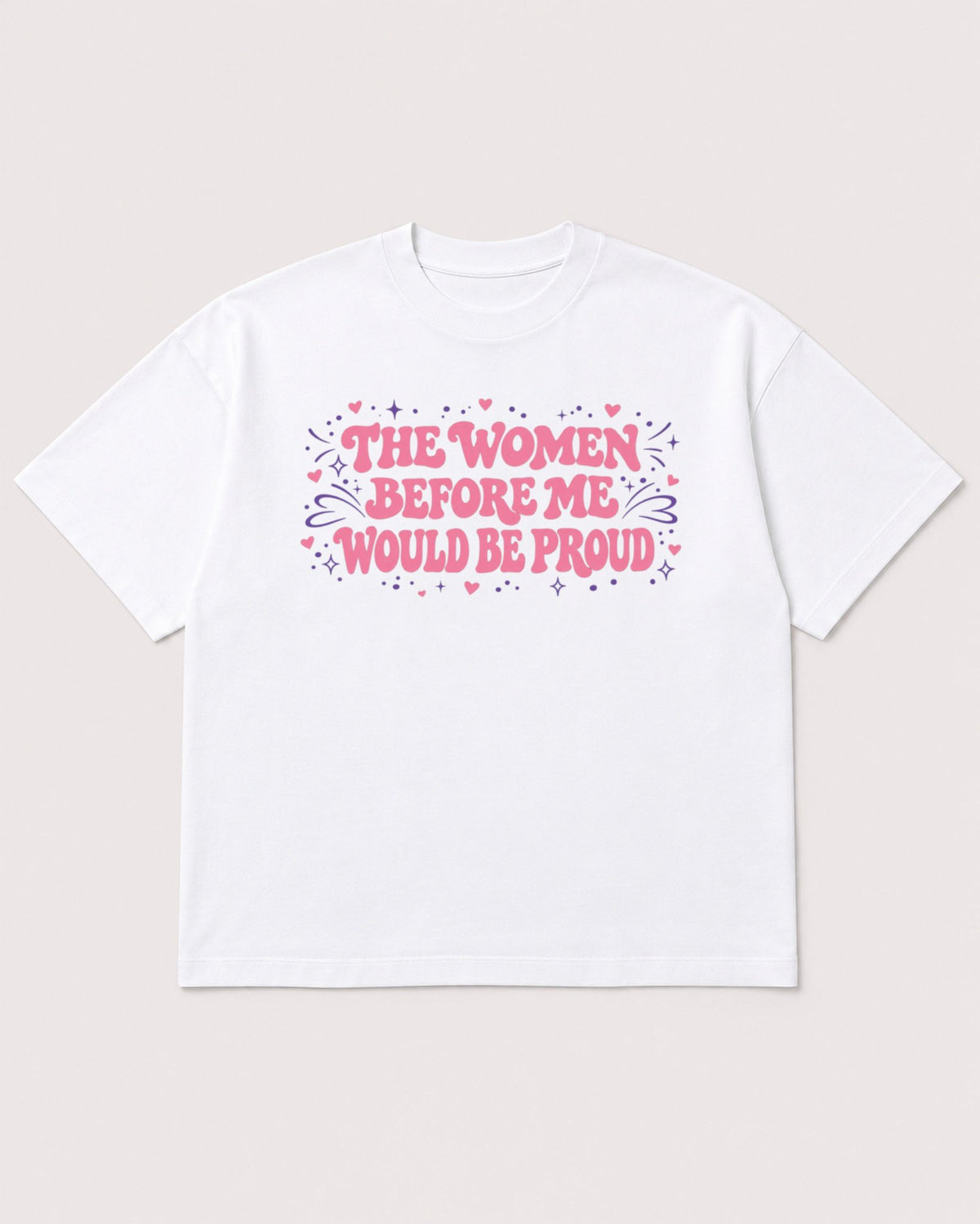 Mockup Boxy Heavyweight Tee White product