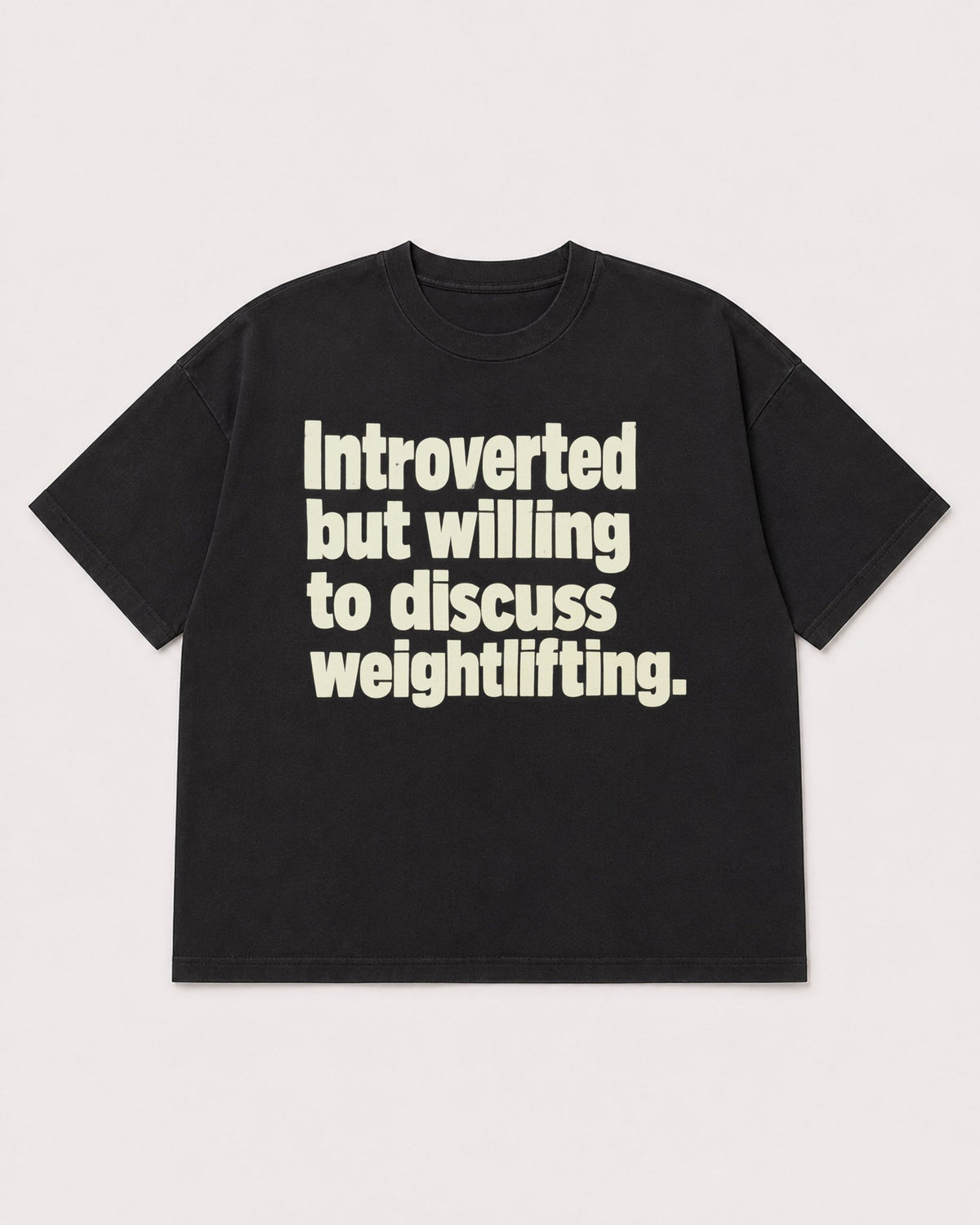 Mockup Boxy Heavyweight Tee Black product