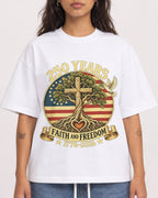 Mockup Boxy Heavyweight Tee White female close-up 06