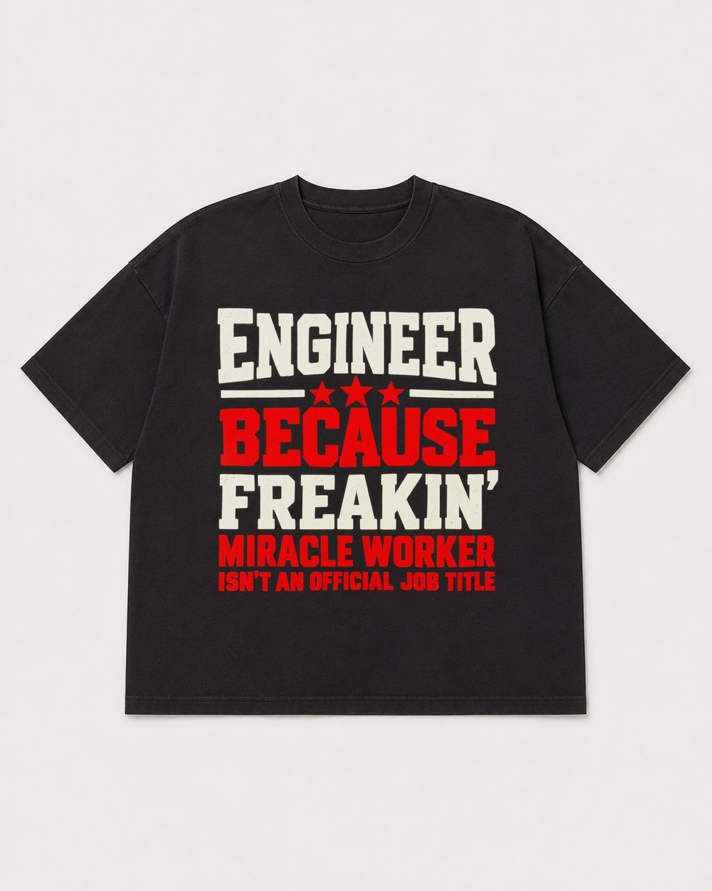 Mockup Boxy Heavyweight Tee Black product