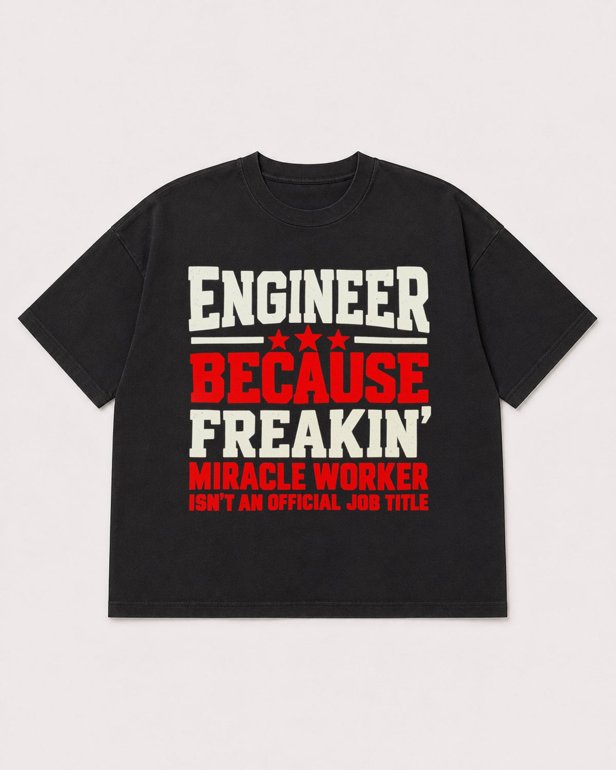 Mockup Boxy Heavyweight Tee Black product