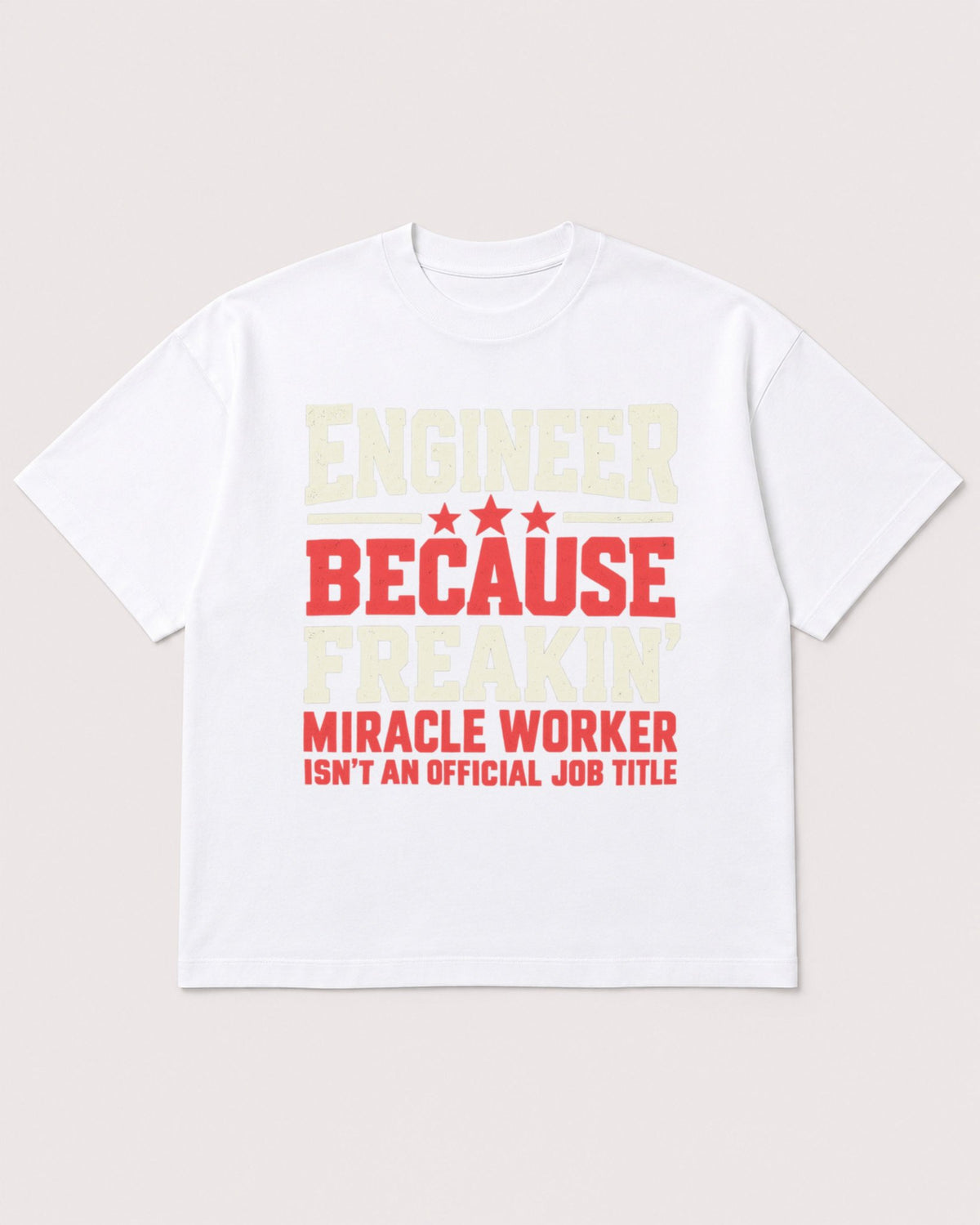 Mockup Boxy Heavyweight Tee White product