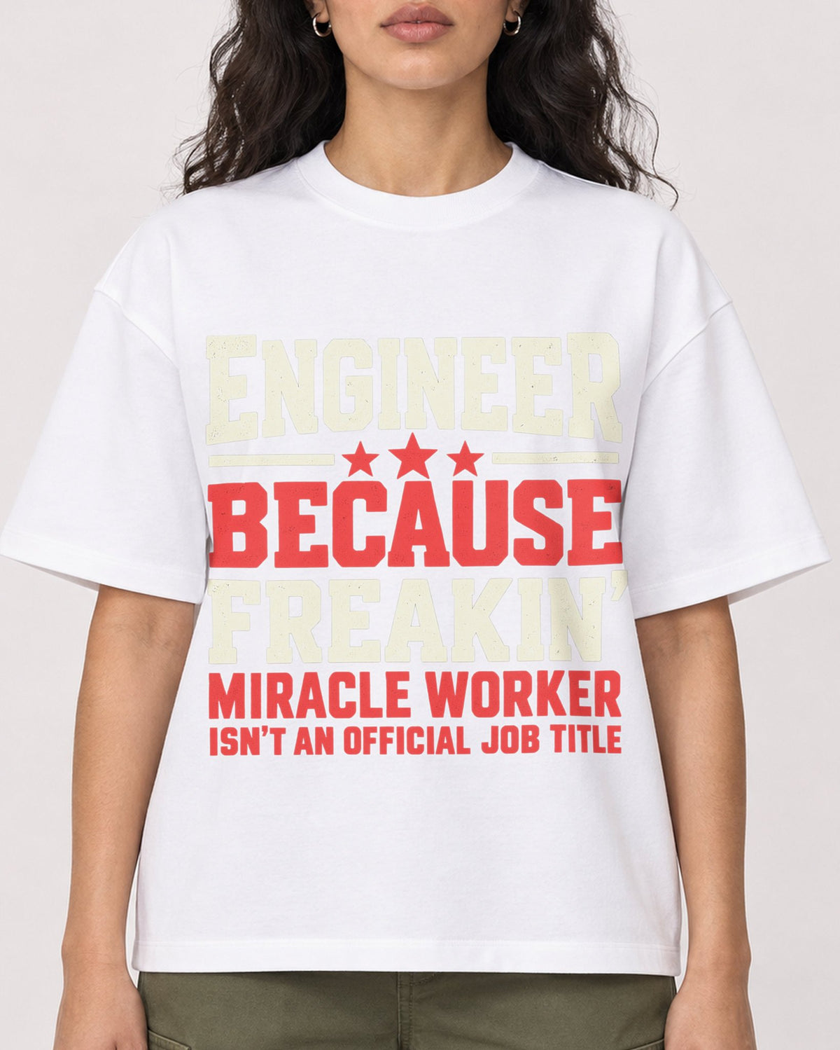 Mockup Boxy Heavyweight Tee White female close-up 07