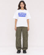 Mockup Boxy Heavyweight Tee White female full-body 02