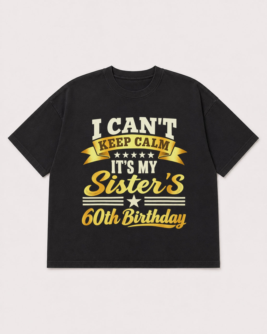 Mockup Boxy Heavyweight Tee Black product