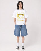 Mockup Boxy Heavyweight Tee White female full-body 31