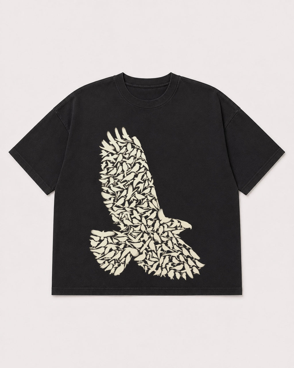 Mockup Boxy Heavyweight Tee Black product