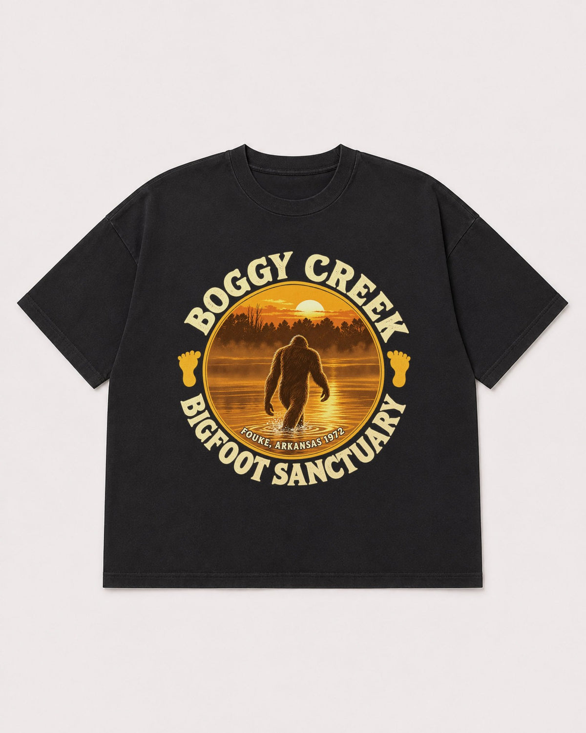 Mockup Boxy Heavyweight Tee Black product