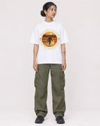 Mockup Boxy Heavyweight Tee White female full-body 12