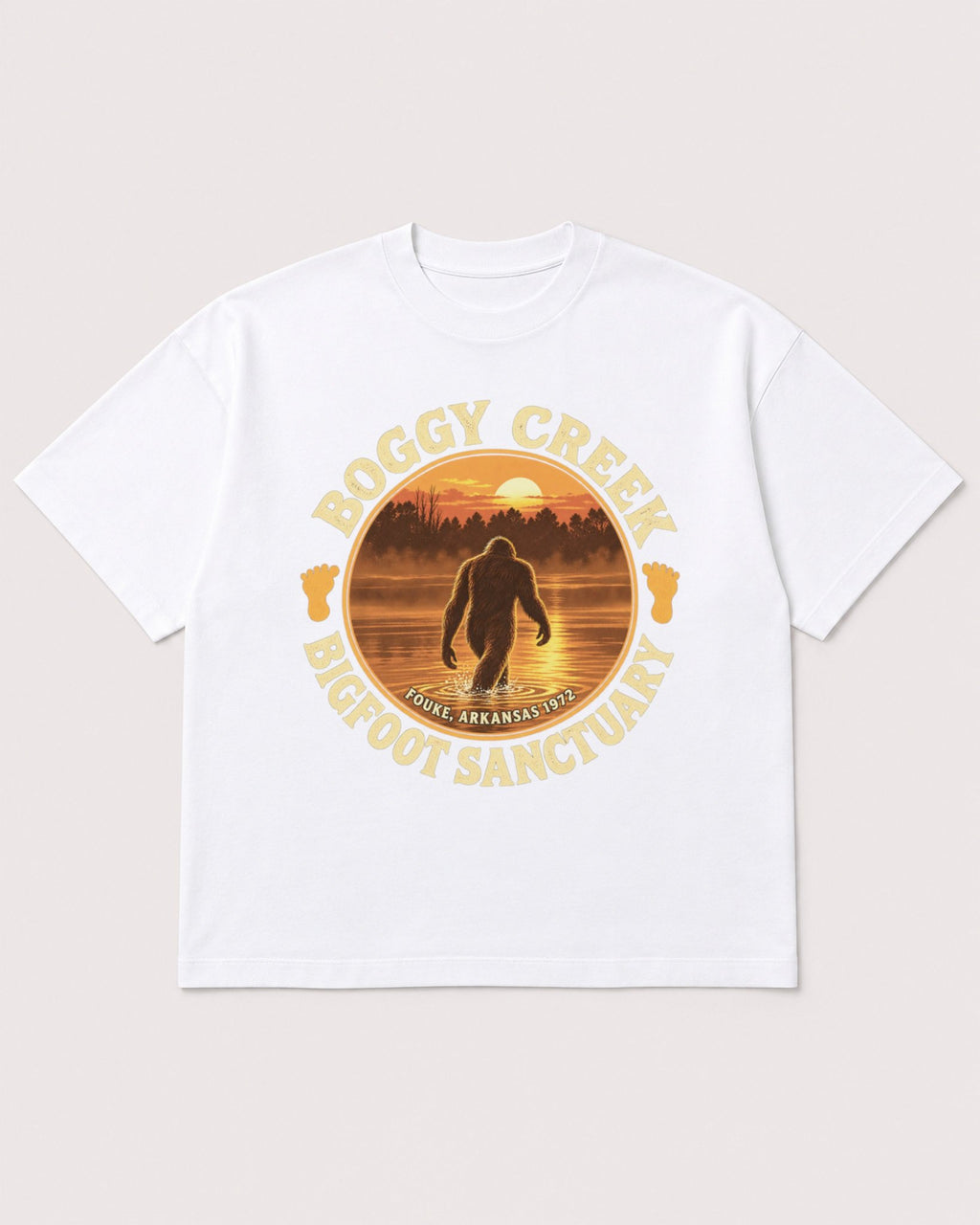 Mockup Boxy Heavyweight Tee White product