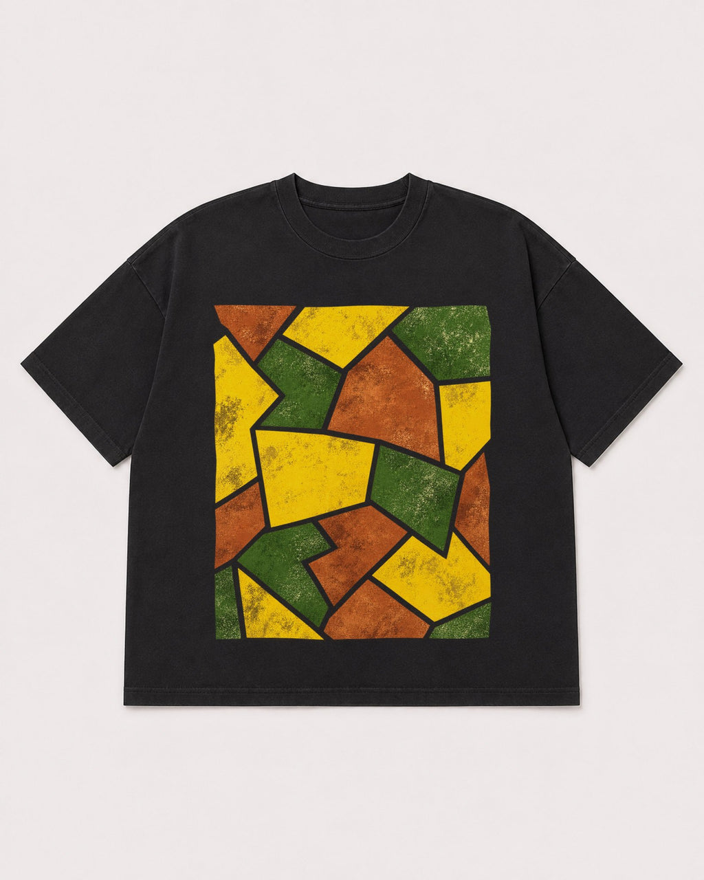 Mockup Boxy Heavyweight Tee Black product