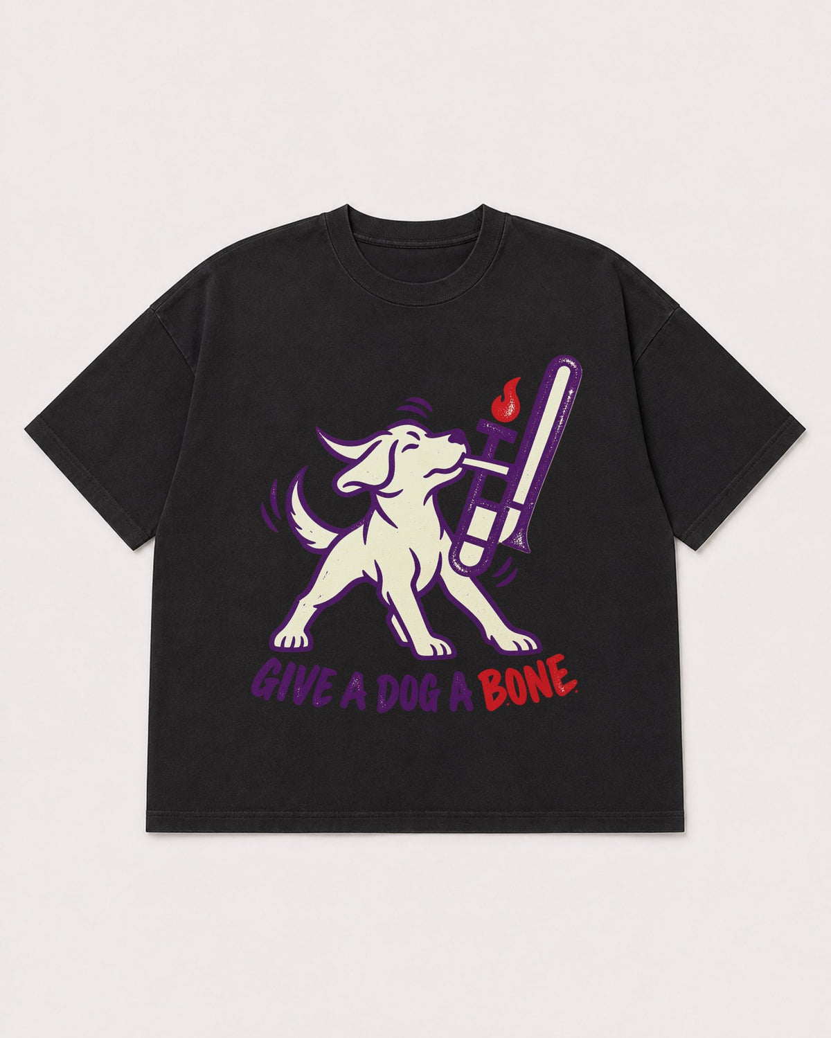 Mockup Boxy Heavyweight Tee Black product
