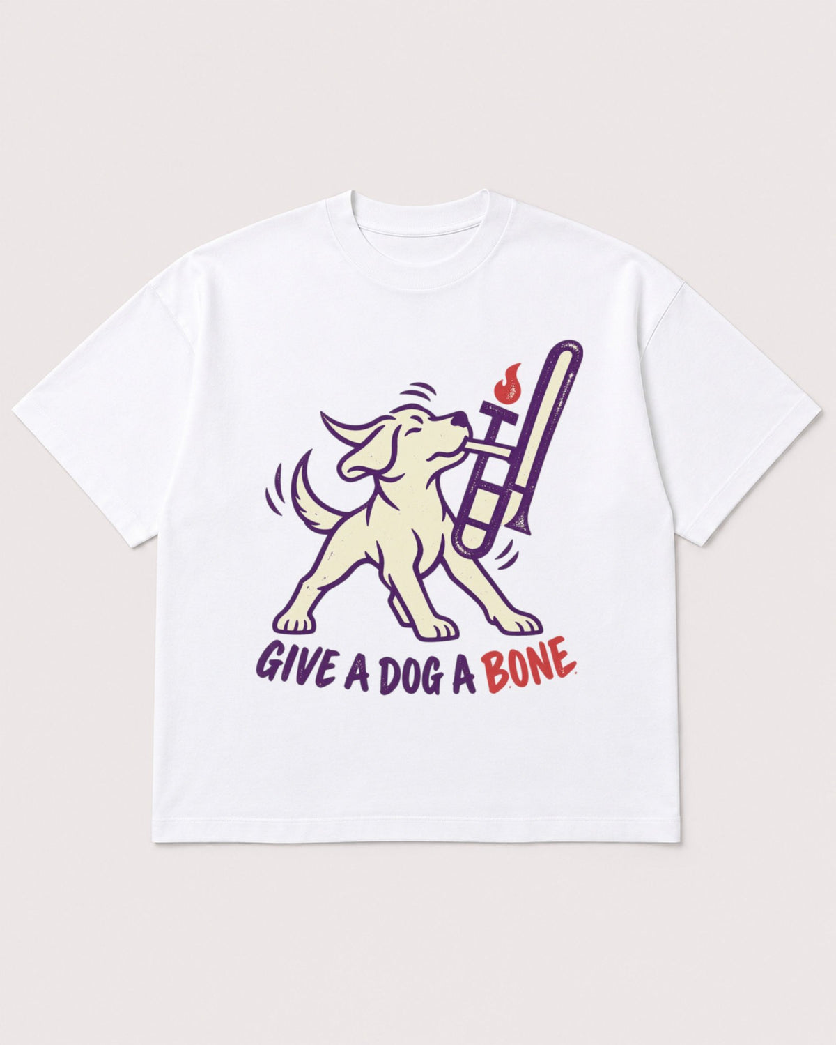 Mockup Boxy Heavyweight Tee White product