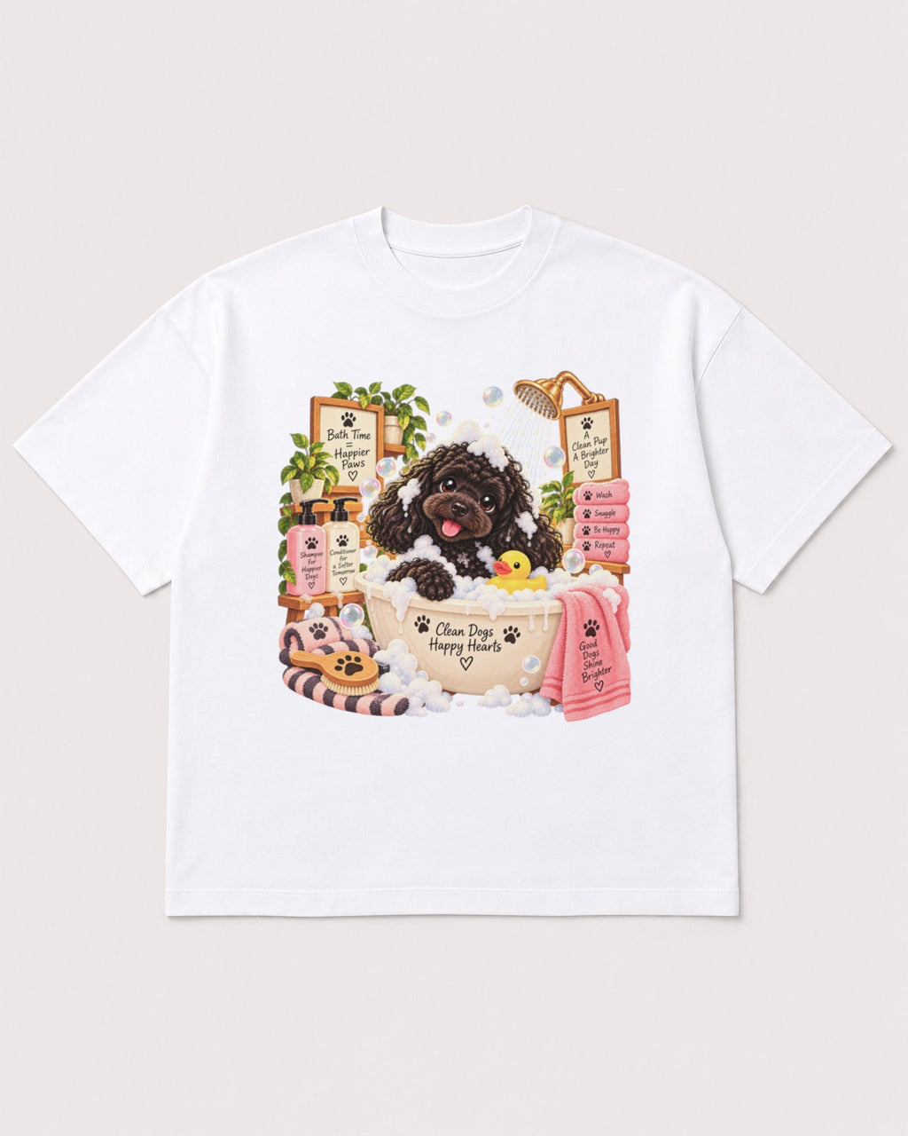 Mockup Boxy Heavyweight Tee White product