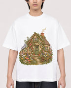 Mockup Boxy Heavyweight Tee White male close-up 11