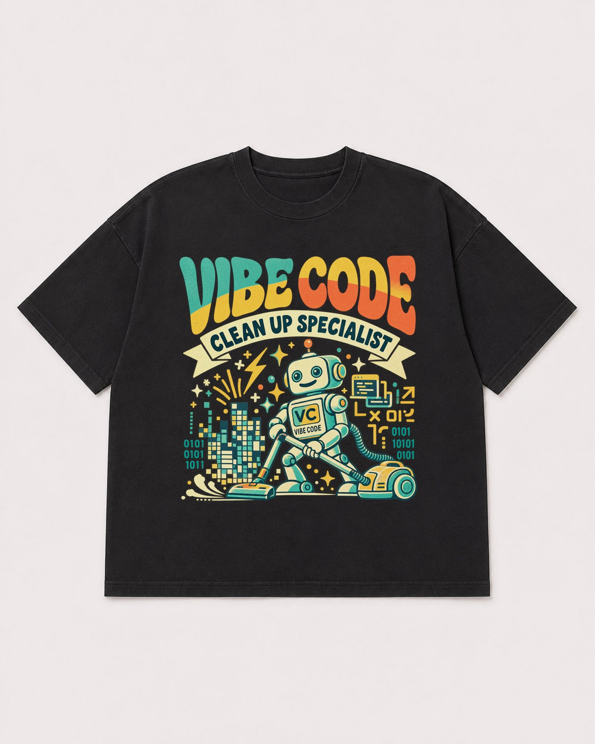 Mockup Boxy Heavyweight Tee Black product