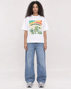 Mockup Boxy Heavyweight Tee White female full-body 10
