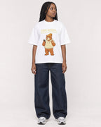 Mockup Boxy Heavyweight Tee White female full-body 04