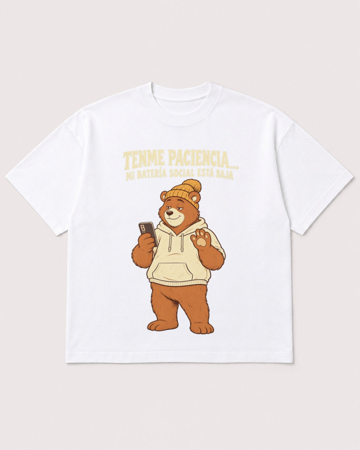 Mockup Boxy Heavyweight Tee White product