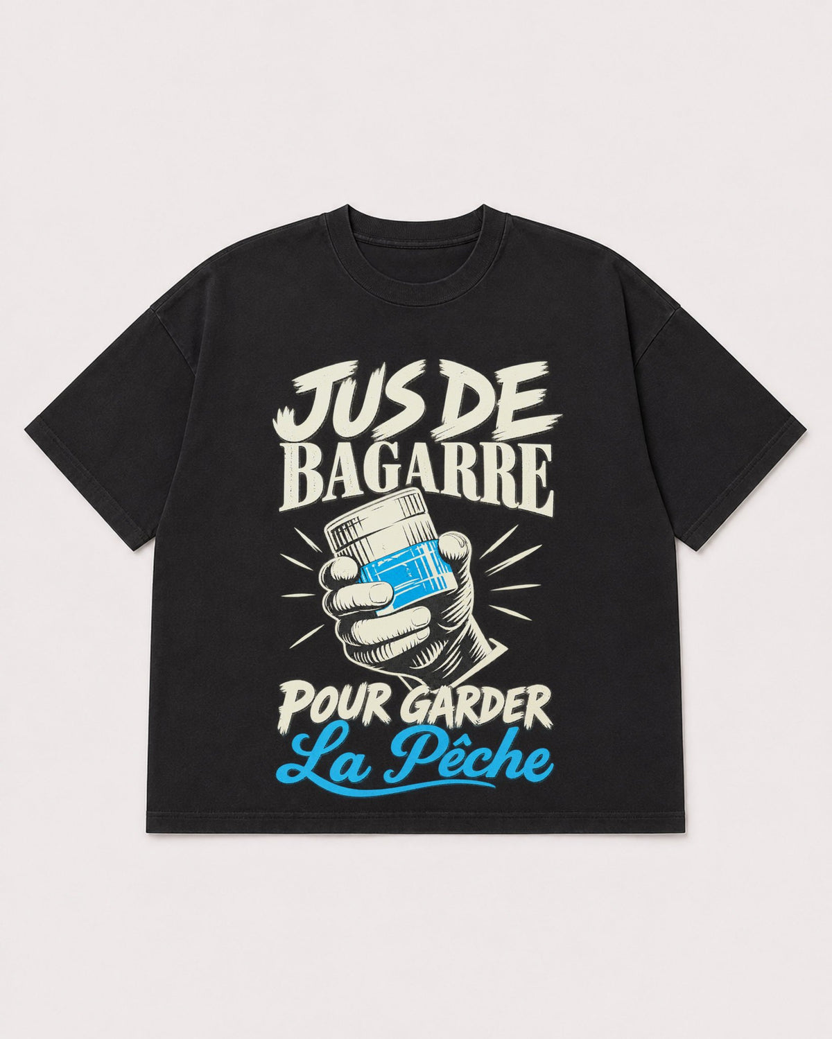 Mockup Boxy Heavyweight Tee Black product