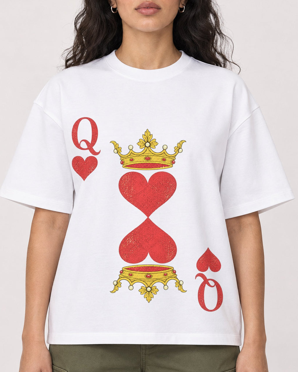Mockup Boxy Heavyweight Tee White female close-up 07