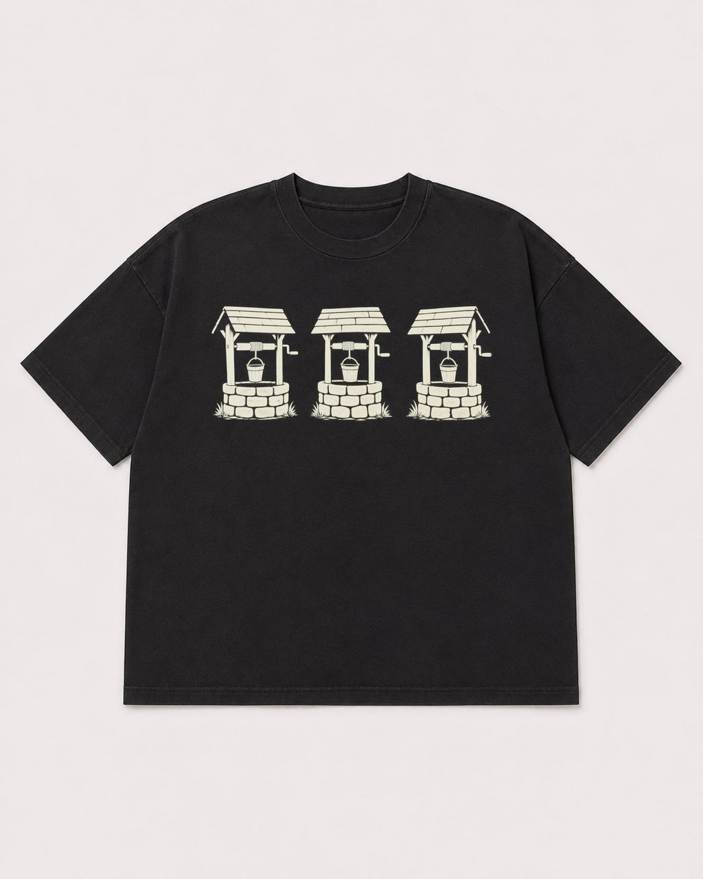 Mockup Boxy Heavyweight Tee Black product