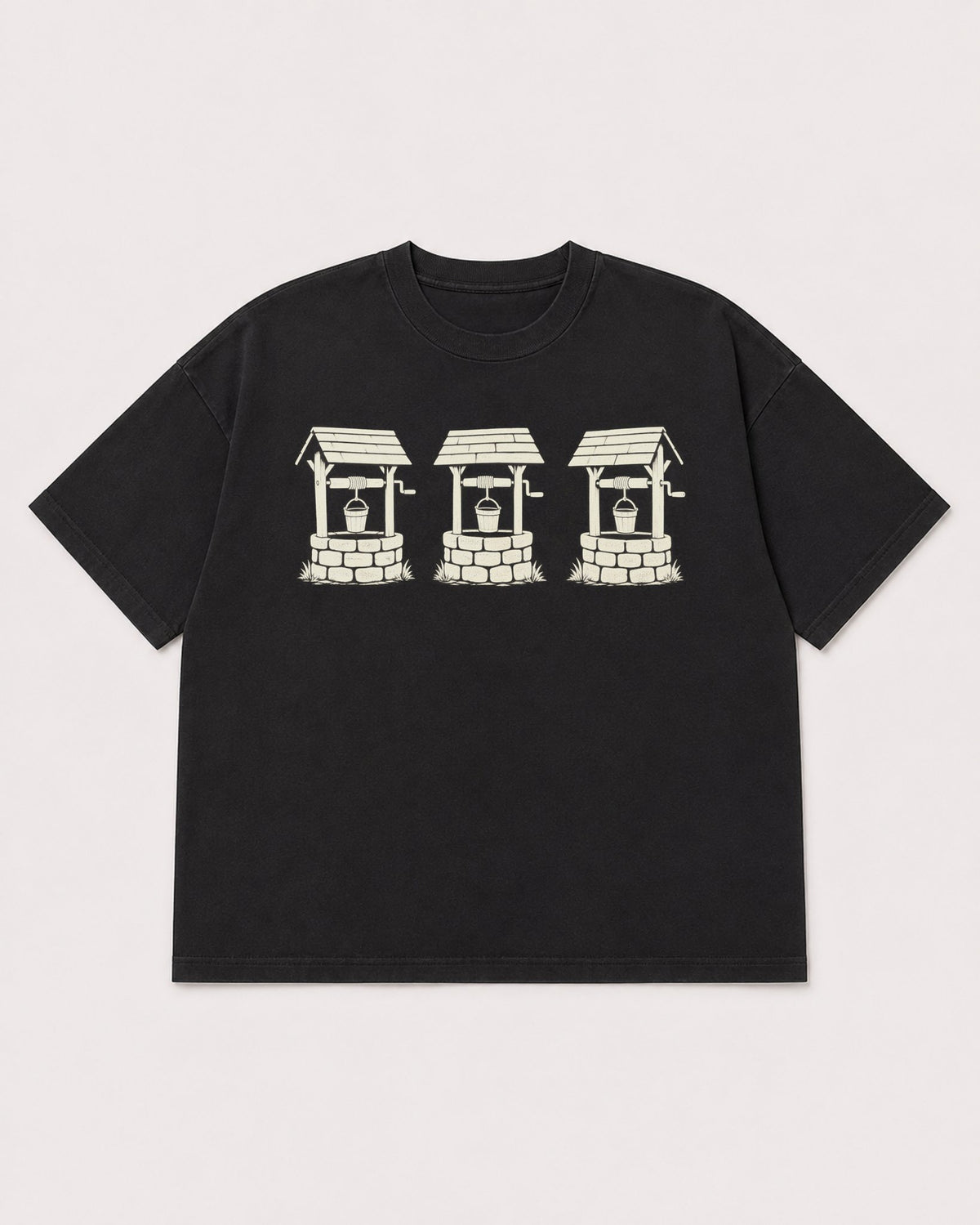 Mockup Boxy Heavyweight Tee Black product