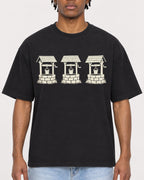 Mockup Boxy Heavyweight Tee Black male close-up 05