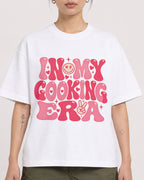 Mockup Boxy Heavyweight Tee White female close-up 12