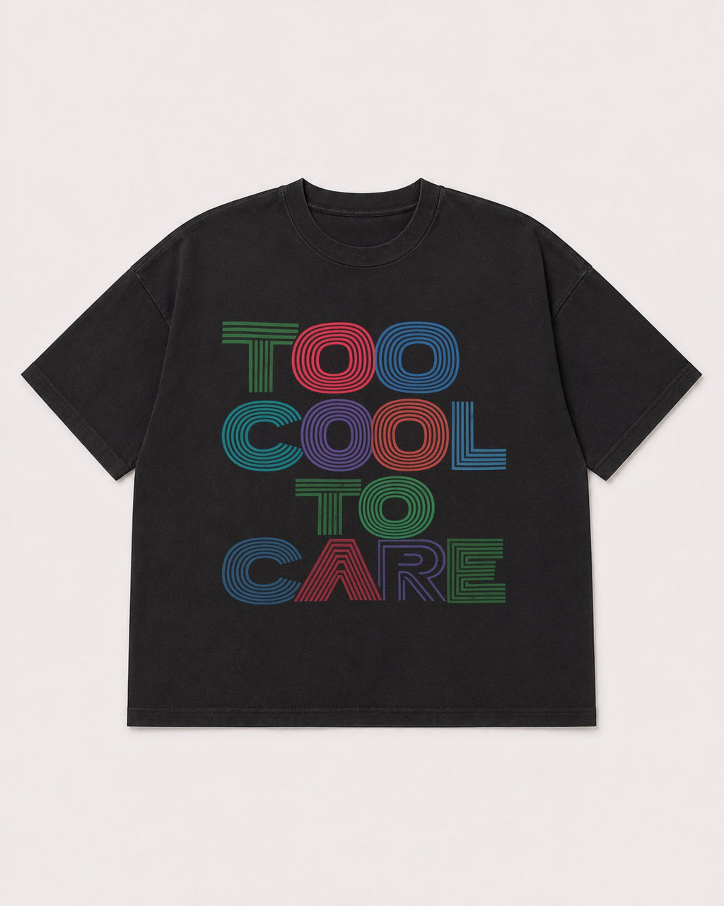 Mockup Boxy Heavyweight Tee Black product