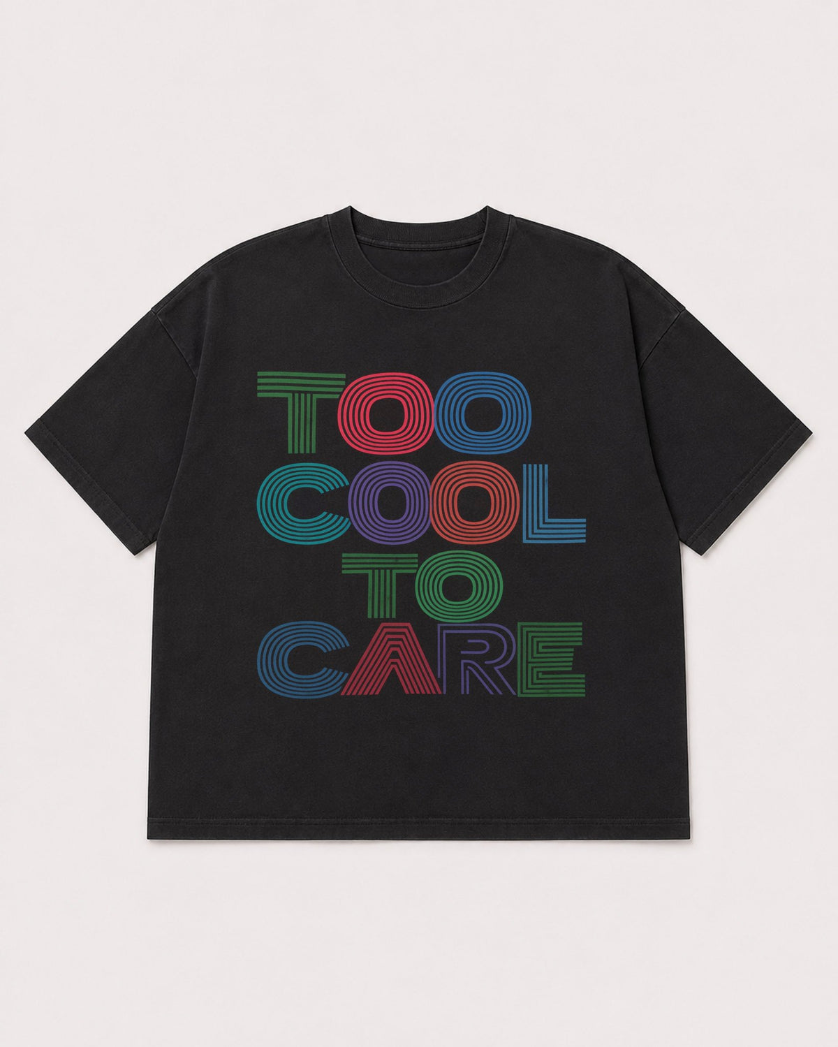 Mockup Boxy Heavyweight Tee Black product