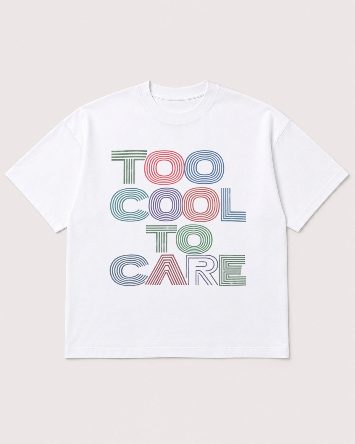 Mockup Boxy Heavyweight Tee White product