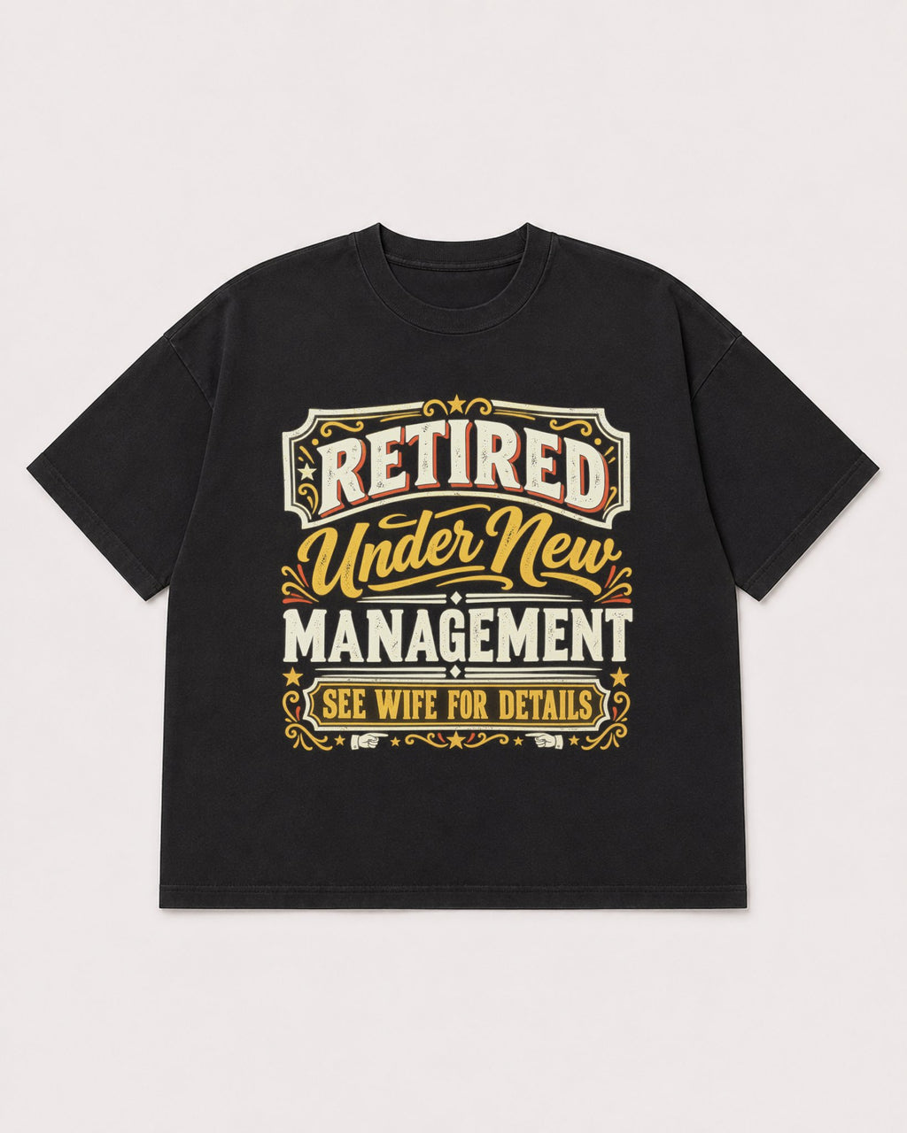 Mockup Boxy Heavyweight Tee Black product