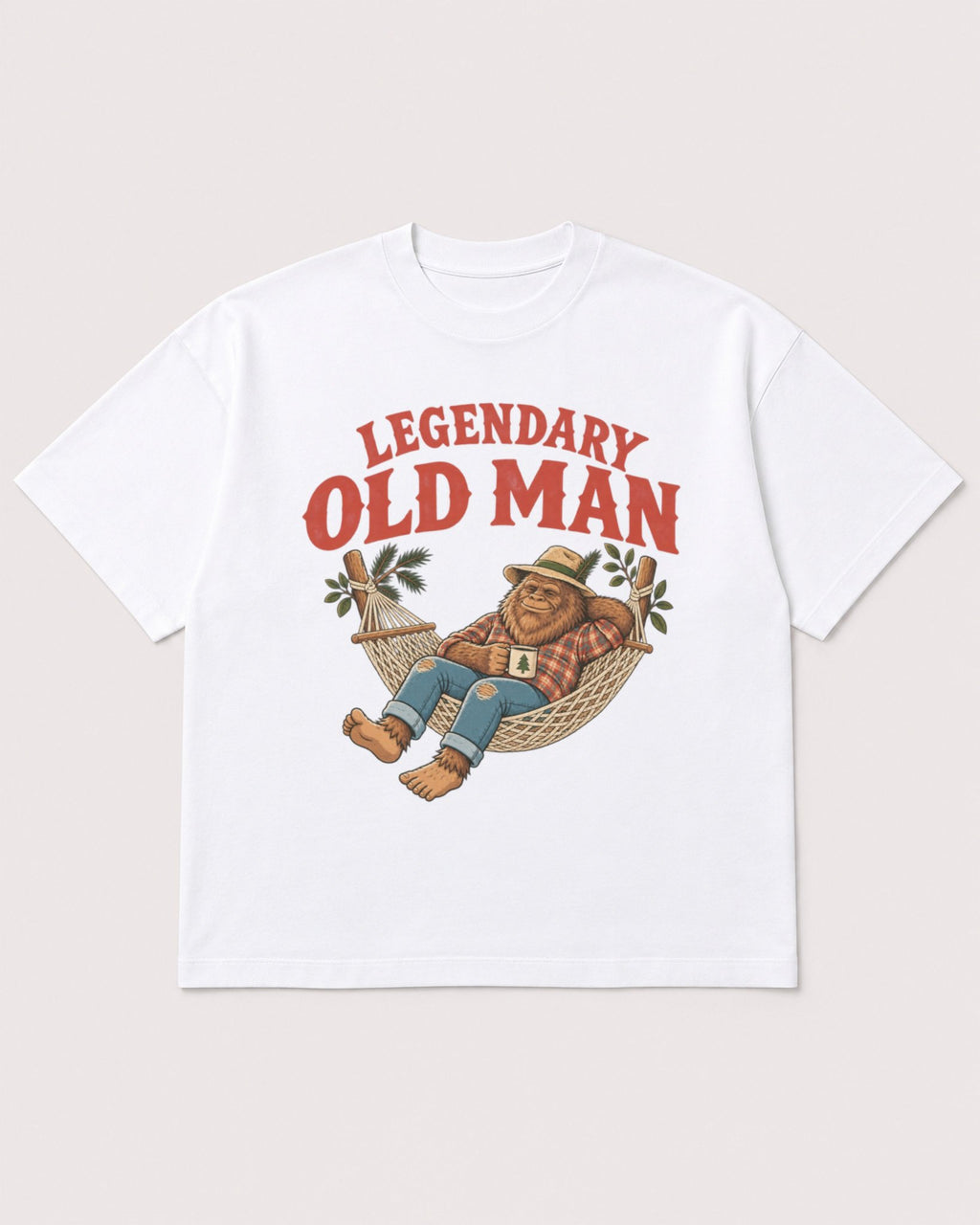 Mockup Boxy Heavyweight Tee White product