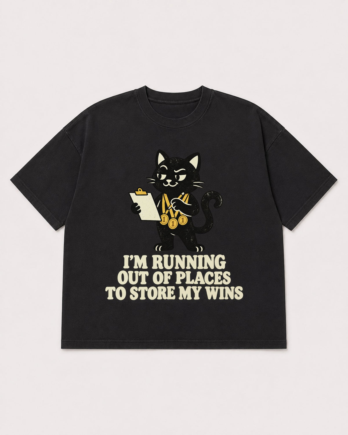 Mockup Boxy Heavyweight Tee Black product