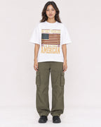 Mockup Boxy Heavyweight Tee White female full-body 02
