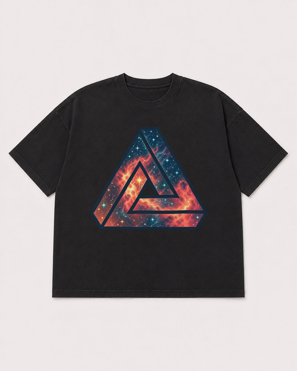 Mockup Boxy Heavyweight Tee Black product