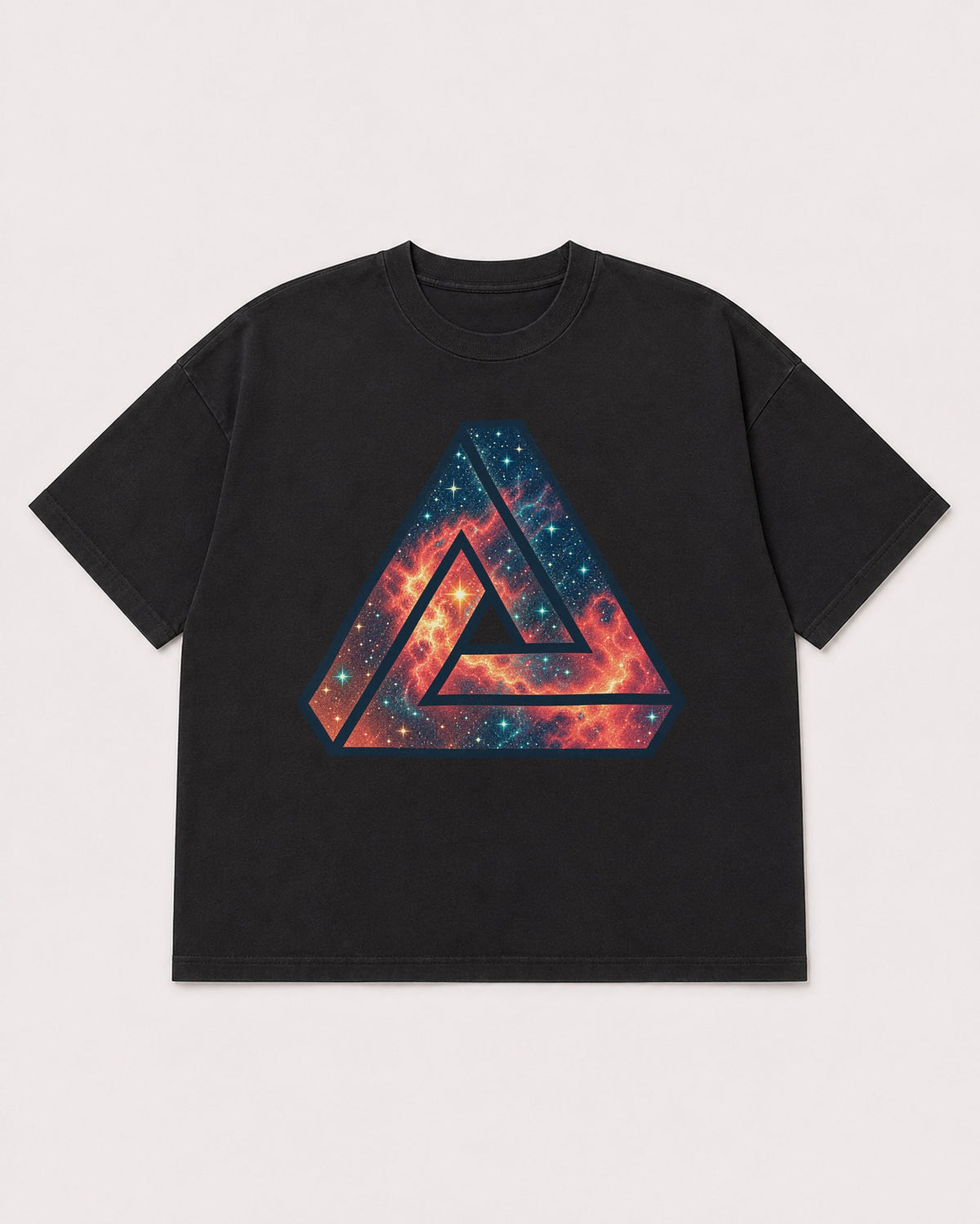 Mockup Boxy Heavyweight Tee Black product