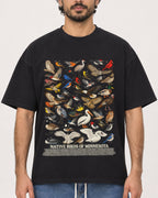Mockup Boxy Heavyweight Tee Black male close-up 47