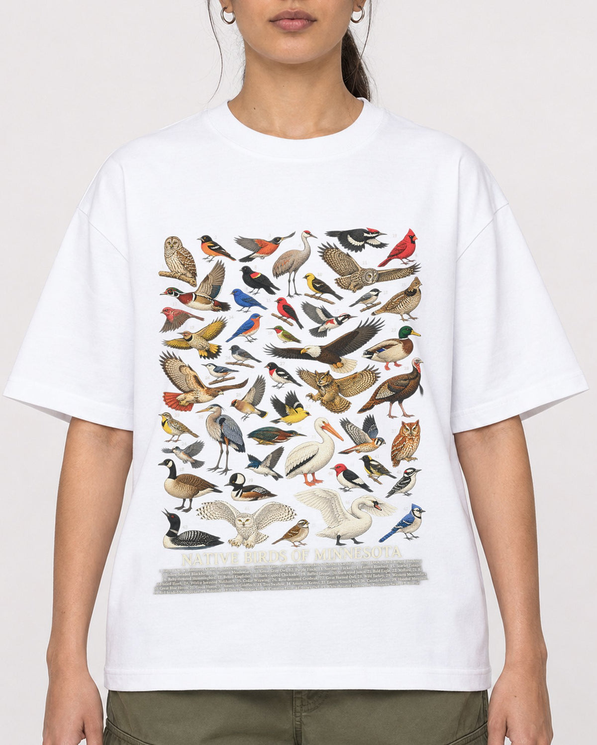 Mockup Boxy Heavyweight Tee White female close-up 47