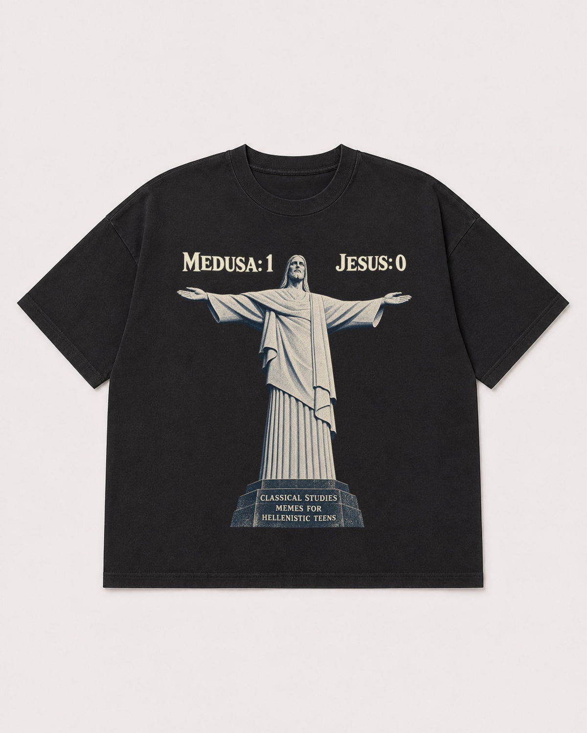 Mockup Boxy Heavyweight Tee Black product