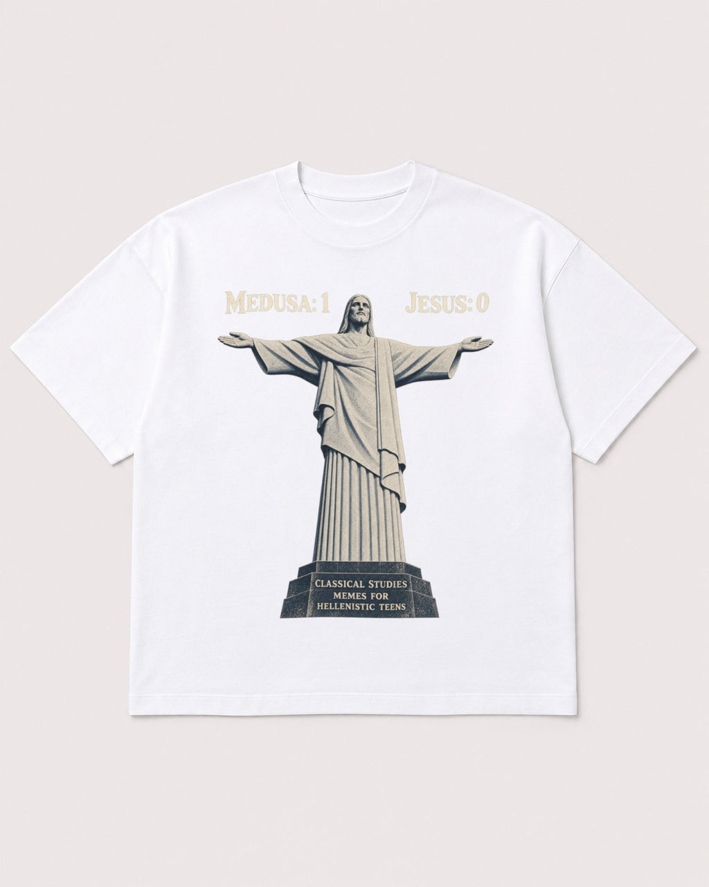 Mockup Boxy Heavyweight Tee White product