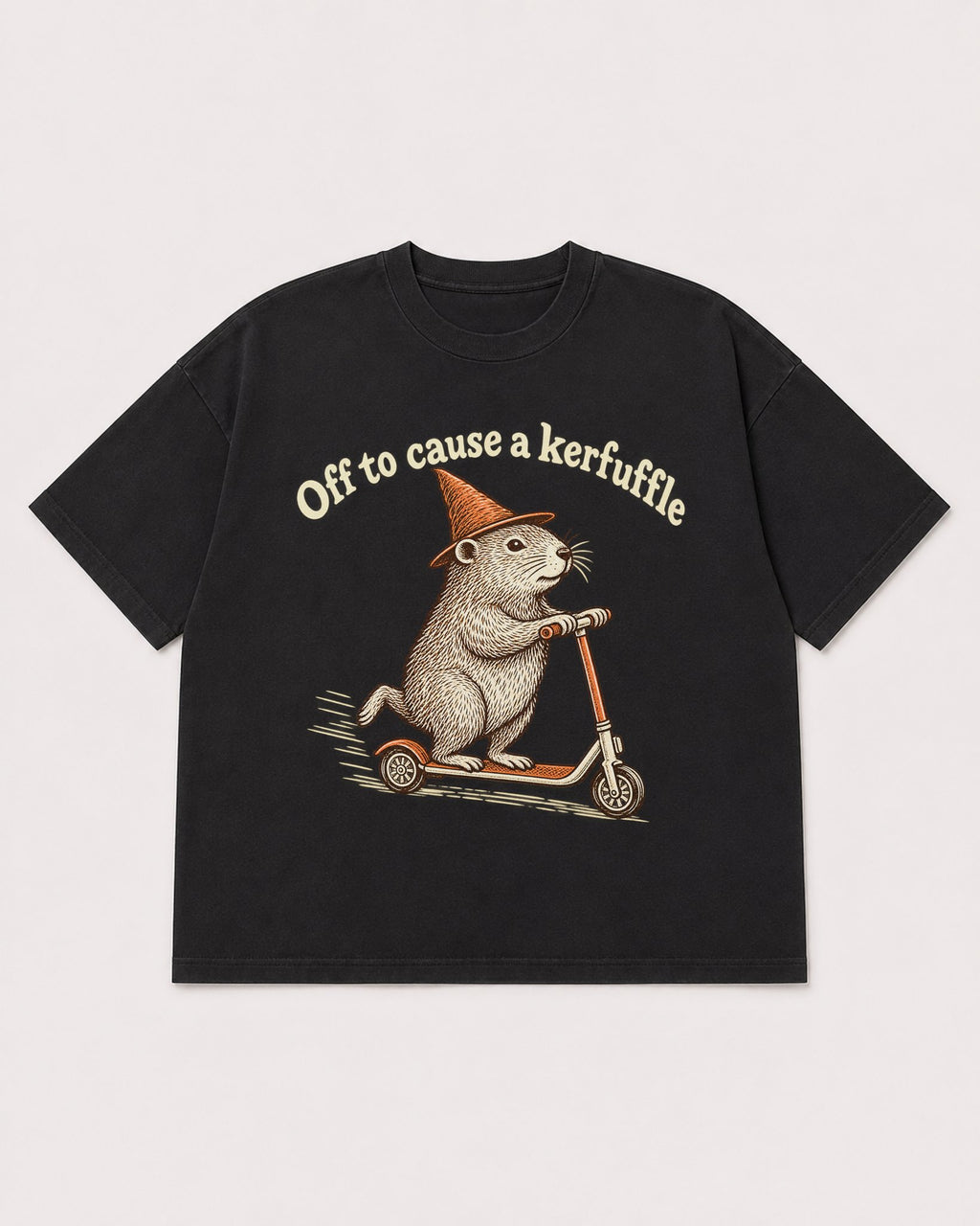 Mockup Boxy Heavyweight Tee Black product