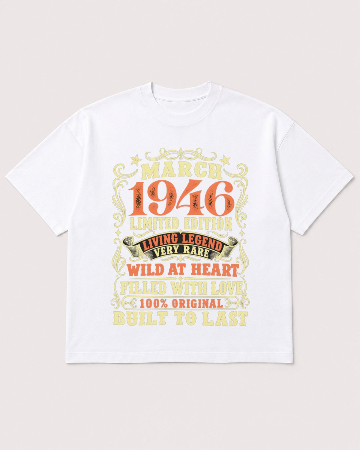 Mockup Boxy Heavyweight Tee White product