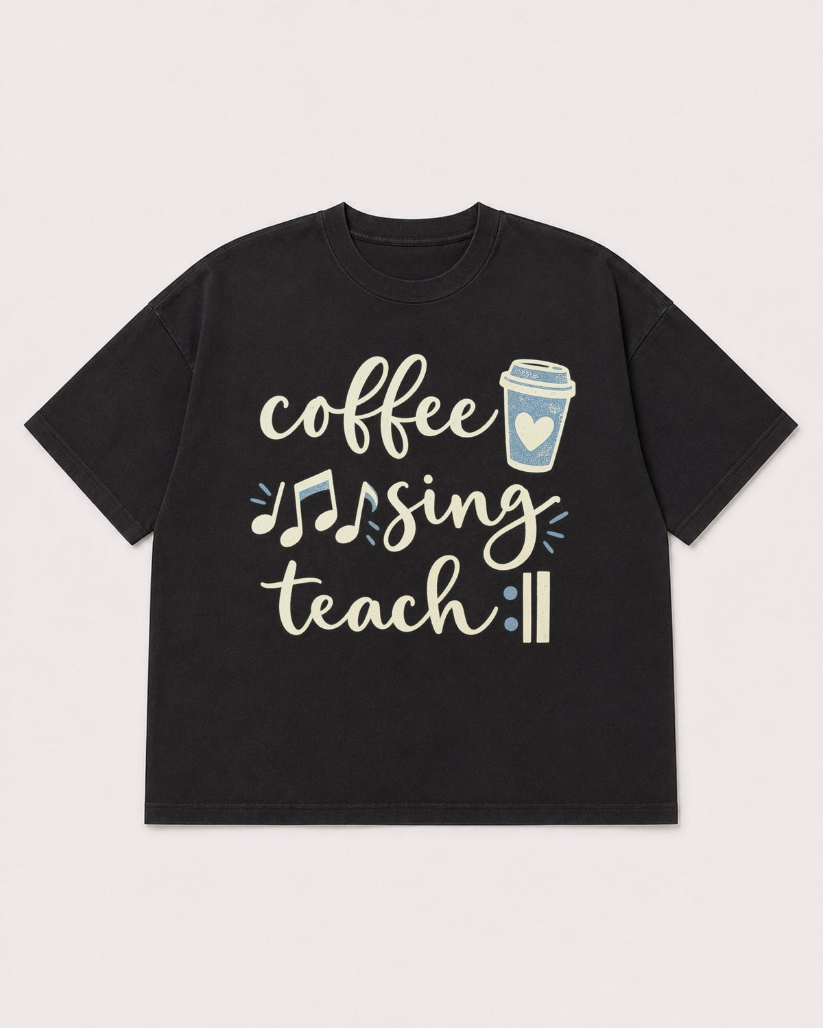 Mockup Boxy Heavyweight Tee Black product