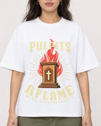 Mockup Boxy Heavyweight Tee White female close-up 02